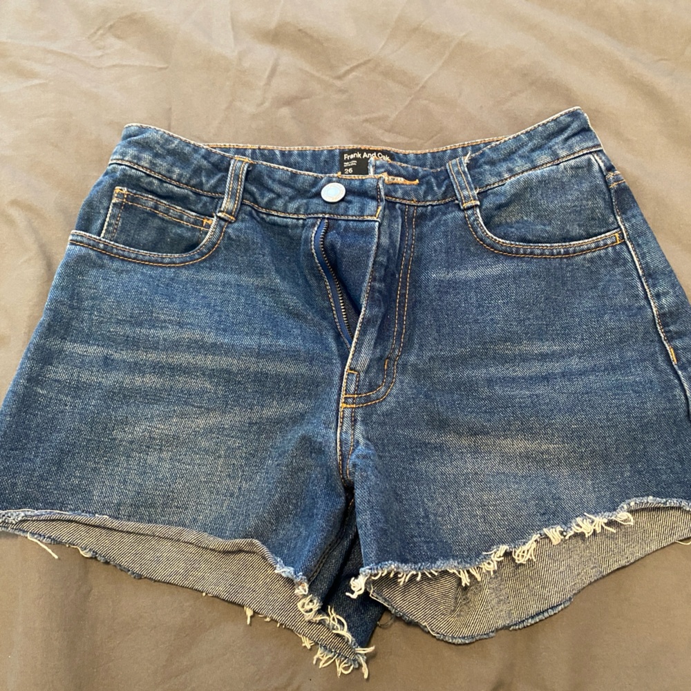 Frank and Oak Denim Shorts